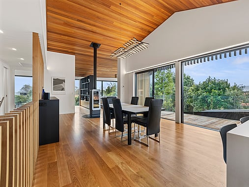 Dining area of Totara house