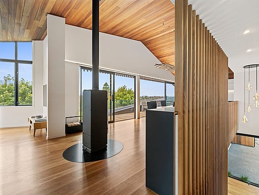 Internal stairs in Totara House