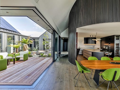 St Kilda house indoor and outdoor flow