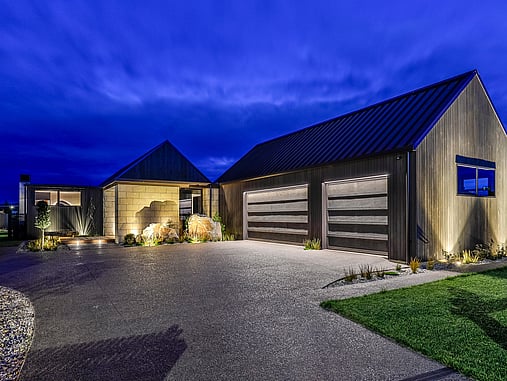 St Kilda garage and driveway