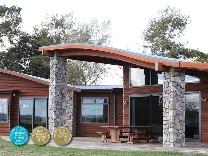 Lake D house, gold reserve award, gold award and sustainable home award winner in 2013