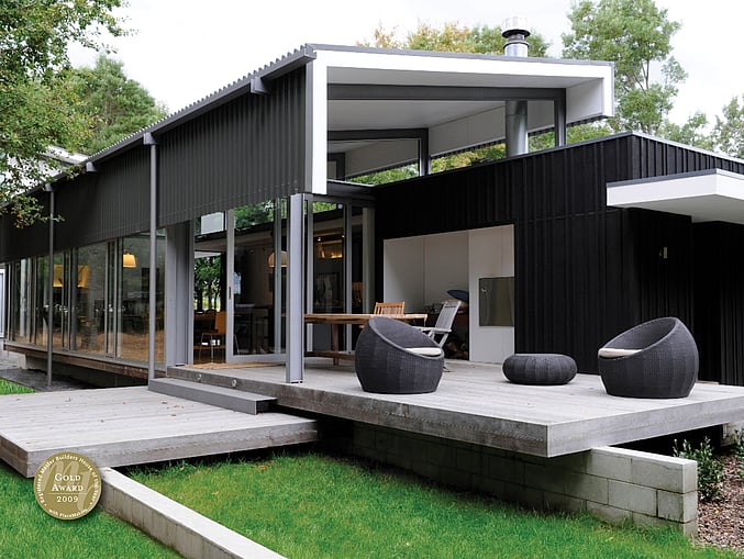 Cranmere house, gold award and Waikato Bay of Plenty Architecture Award winner in 2009