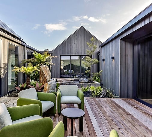 St Kilda deck in middle of house