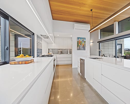 Kitchen of Pukekura house