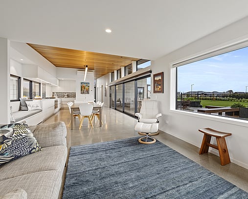 Dining area of Pukekura house