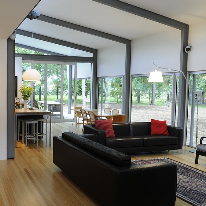 Interior of Cranmere house built by Karl Kampenhout 