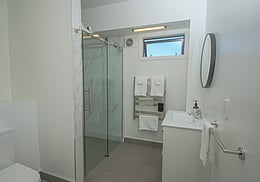 Luxurious shower | Smith House Whanganui