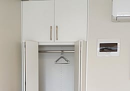 Wardrobe space | Smith House Whanganui