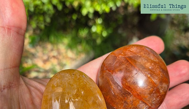 Golden Healer and Fire Quartz