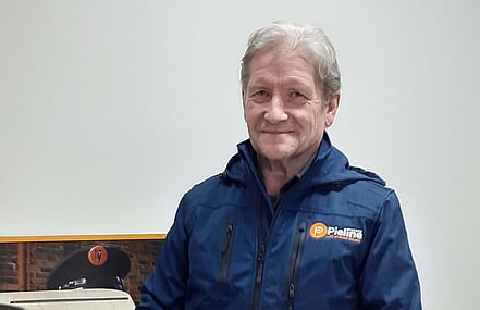 Phil Pollett of Pieline Systems commercial pie manufacturing equipment