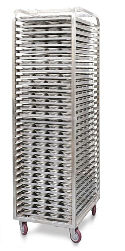 Pieline Mobile Pie Pallet Storage Rack - MKP031 (31 Shelves)