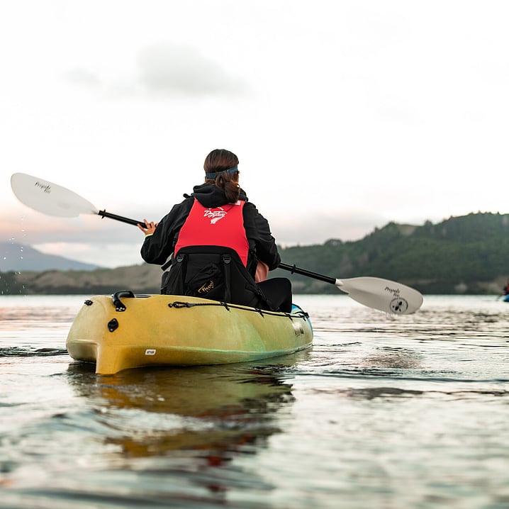 7. Back Shot Close Up of Glow Worm Kayaker