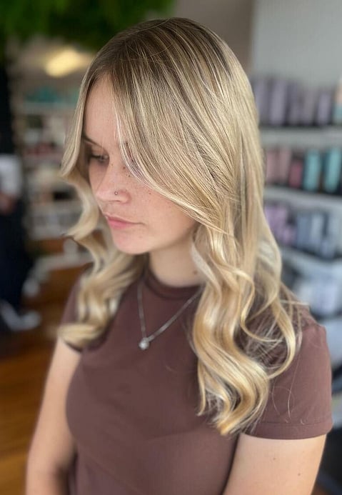 Blond highlights 