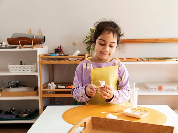 Montessori practical life activity &ndash; concentration