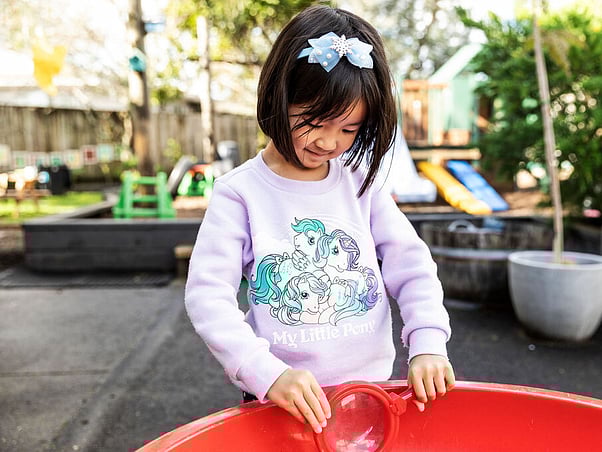 Outdoor learning area &ndash; Koru Montessori Sunnynook