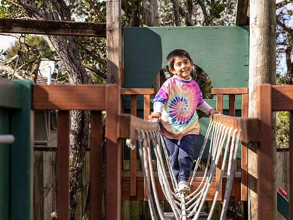 Outdoor learning area &ndash; Koru Montessori Sunnynook