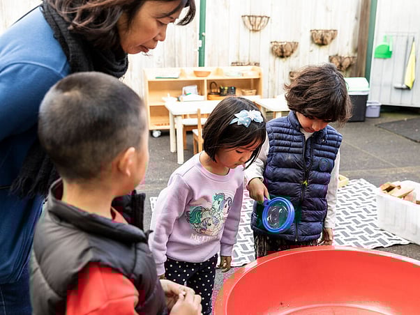 Mixed-age classroom &ndash; peer learning at Koru Montessori