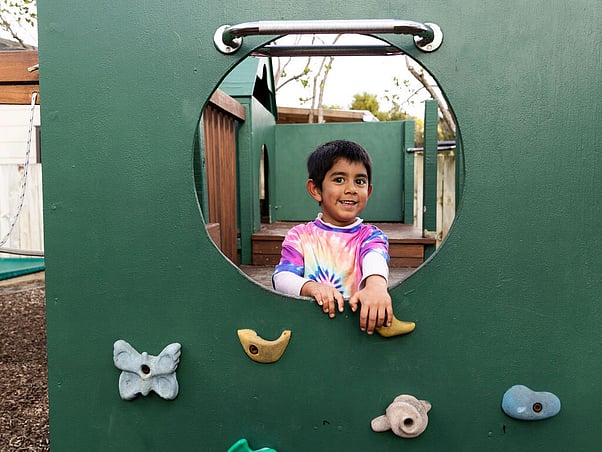 Outdoor learning area &ndash; Koru Montessori Sunnynook