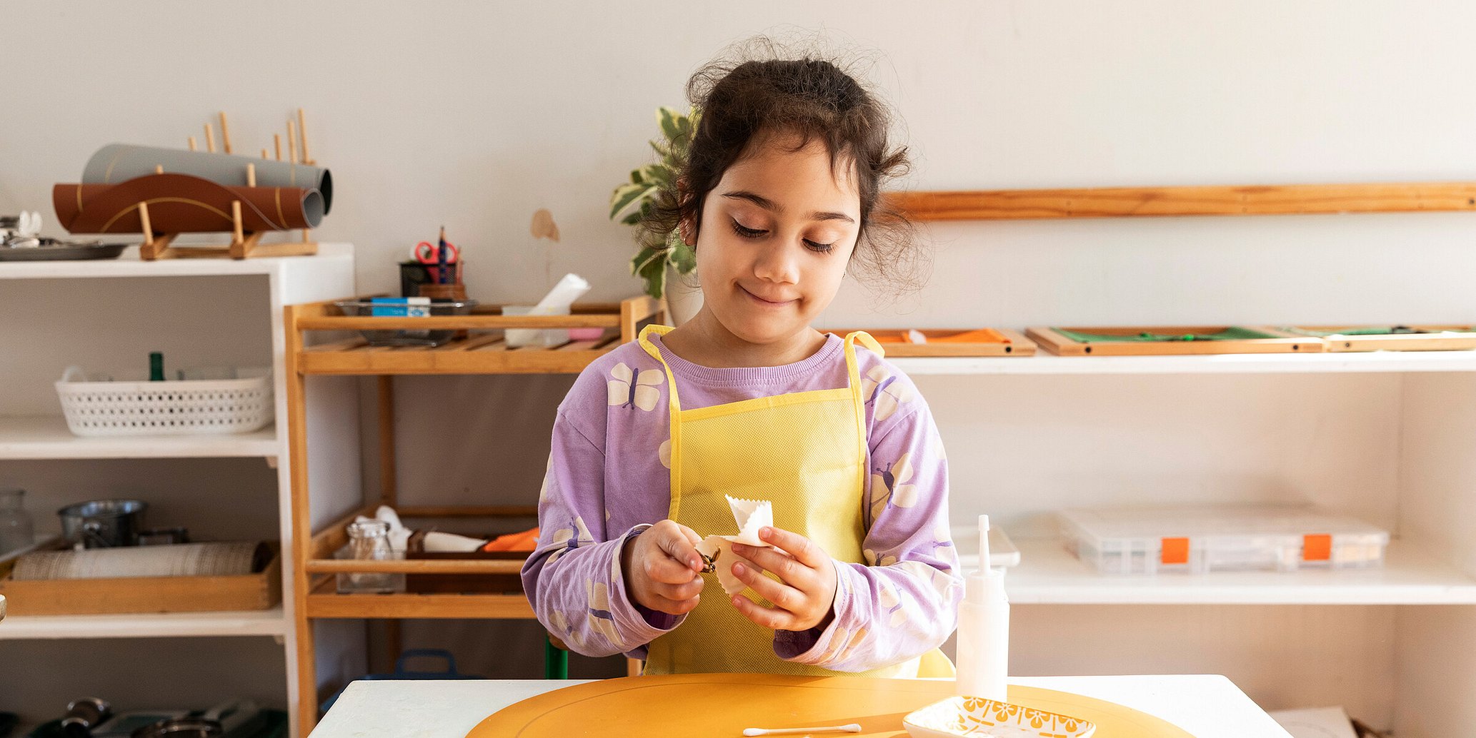 Montessori practical life activity – concentration