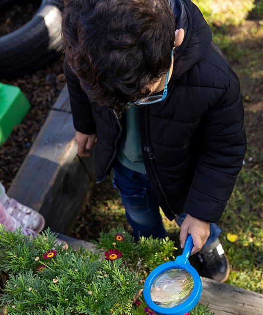 Outdoor learning area &ndash; Koru Montessori Sunnynook