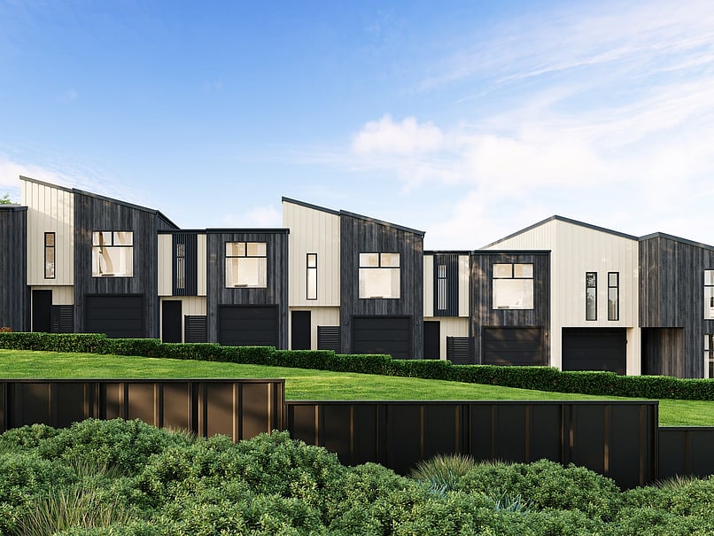 Image of Highgate Ridge, collection of townhouses in Maori Hill by MJW Homes. Dunedin, Otago NZ