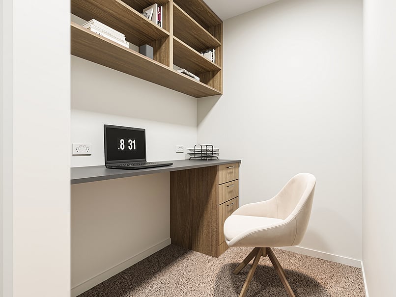 Study image of Highgate Ridge  townhouse in Maori Hill by MJW Homes. Dunedin, Otago NZ