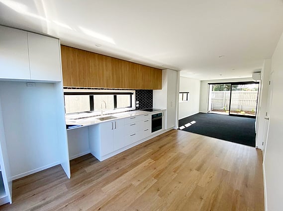 Construction of the South Station townhouses by property developer, MJW Homes. Dunedin. Otago. New Zealand.