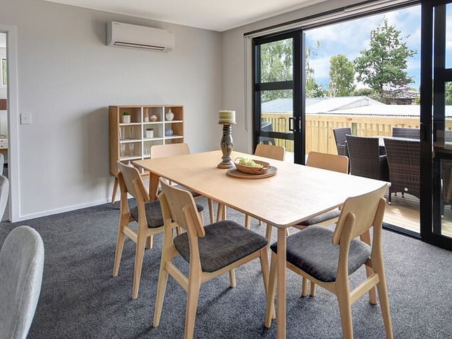 Living space image of Ajax Street townhouse development. MJW Homes. Dunedin, Otago. NZ.