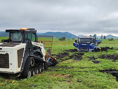 Salvage truck in Tauranga