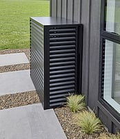 black Krone airconditioner cover