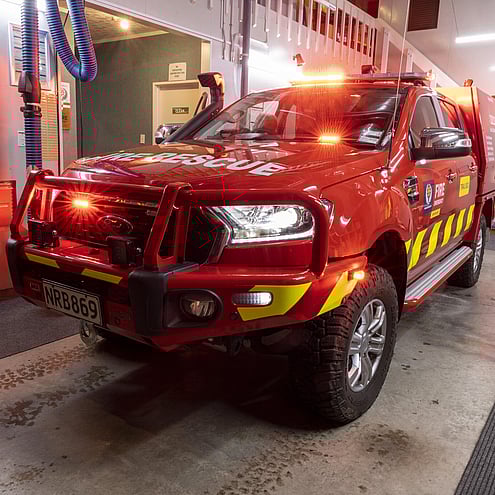 A Tīrau emergency vehicle is made possible with suppor from Trinity Lands