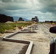 Kerbing in Levin, Tara-Ika project