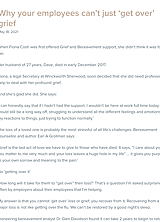 Why your employees can&rsquo;t just &lsquo;get over&rsquo; grief