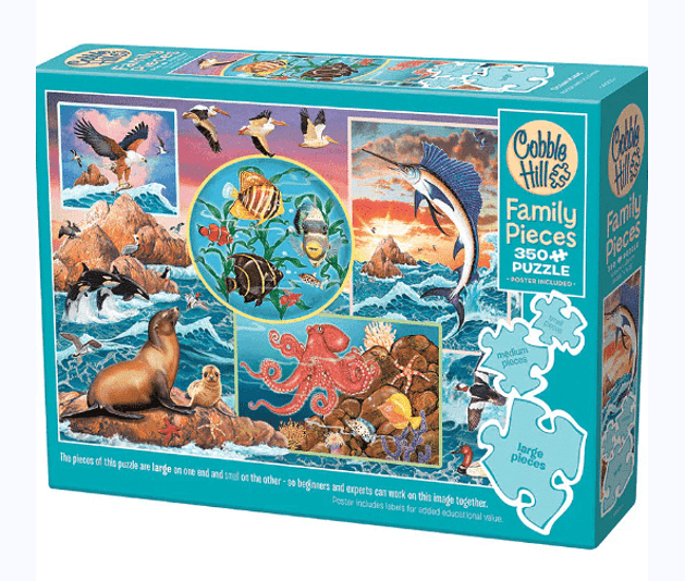Cobble Hill 350 Piece Family Jigsaw Puzzle Ocean Magic