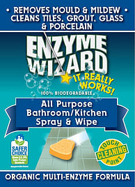 Enzyme Wizard Bathroom Kitchen Spray & Wipe