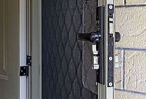 Pictured above: Security Door D Plate; a shield which surrounds your door preventing mesh damage.