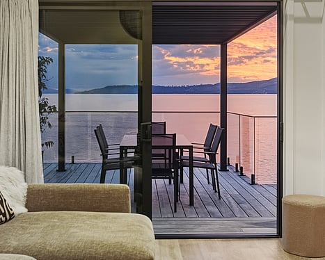 Modern accommodation in Taupo, New Zealand