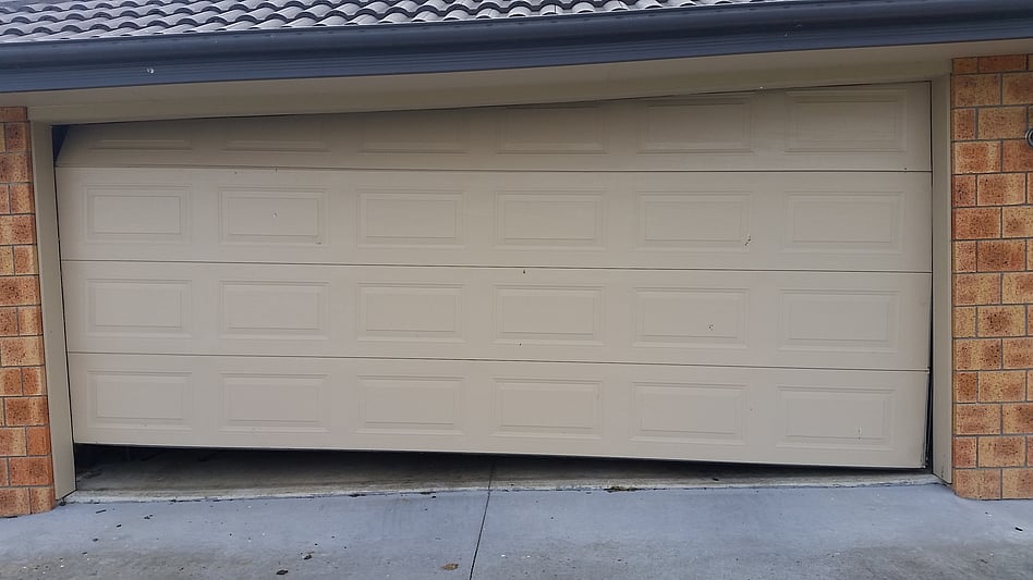 One of the results of failure to get your door serviced