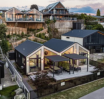 Modern kitchen at Roam Taupo with Nespresso Machine