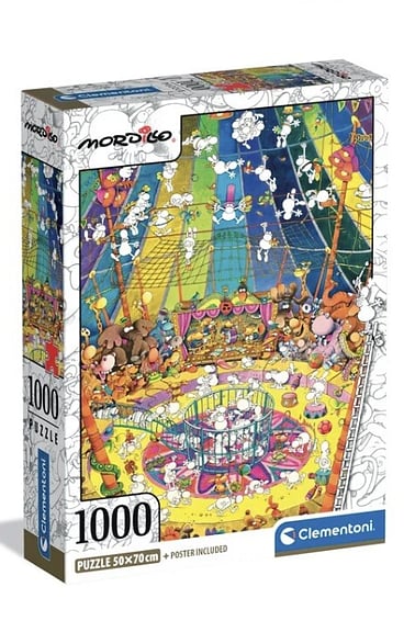 Clementoni 1000 Piece Jigsaw Puzzle: Mordillo - "The Show"