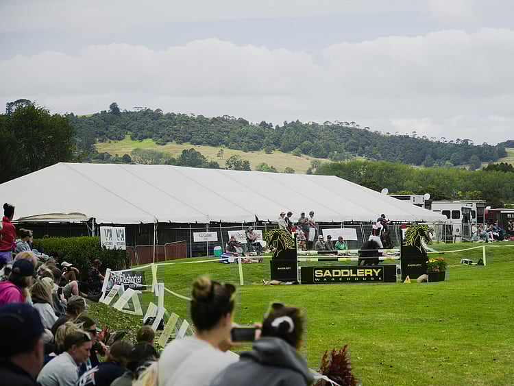 Logistics marquee for gear storage and stable at sporting event &ndash; temporary sports tent hire Auckland
