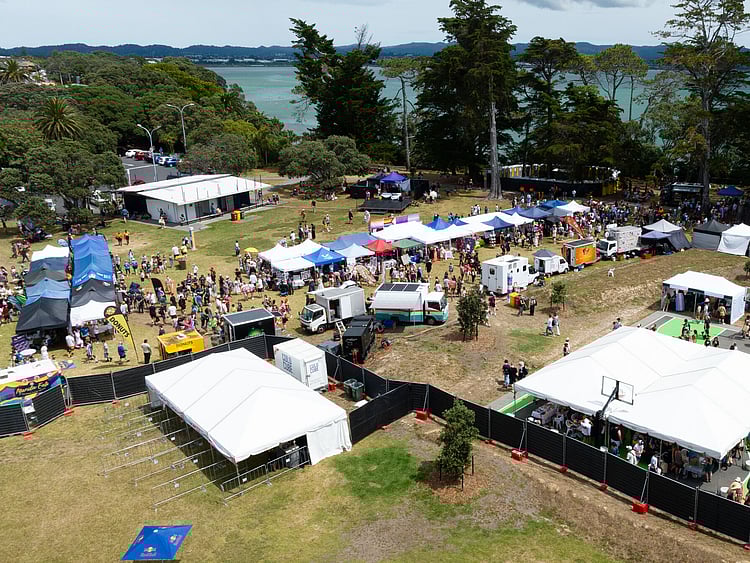 Range of Marquees for community event - marquee hire Auckland