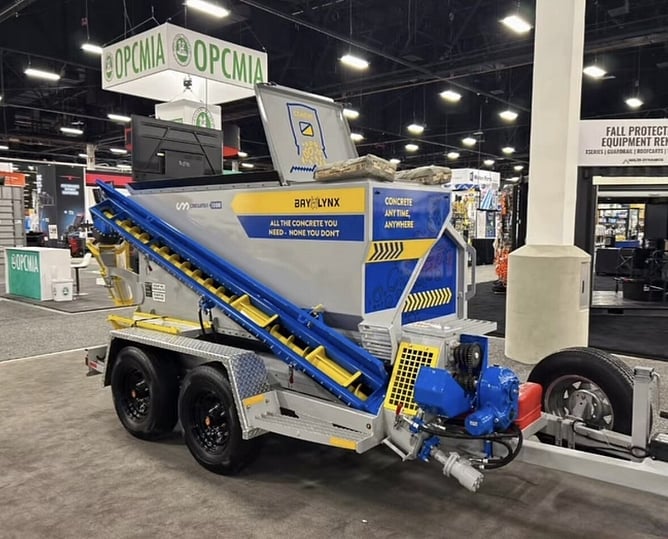 Crewmix CM1000 Volumetric Concrete Unit at the World Of Concrete Show 2026