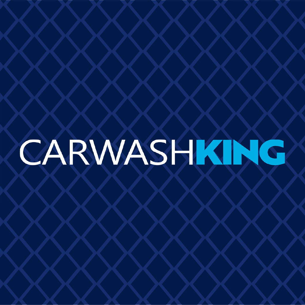 Hero banner (car being washed action shot)  Carwash King in action &mdash; content photography captured as part of Scooch Marketing's social media management package