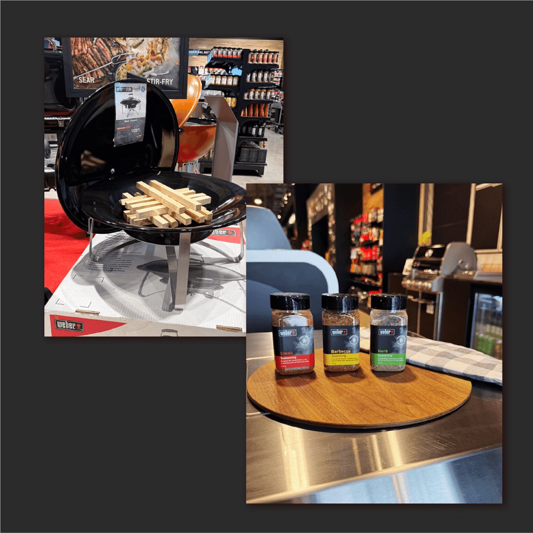 Ultimate BBQs and Fireplaces Christchurch in-store photography captured as part of Scooch Marketing's content creation and social media management package