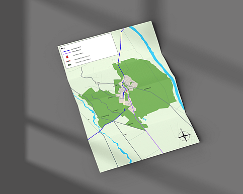 Timaru District Council custom map graphic design by Scooch Marketing NZ