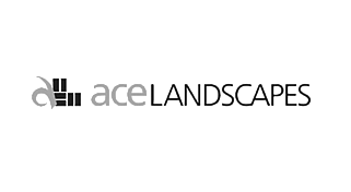 Logo for Ace Landscapes. Partners of Eden Construction in Auckland.