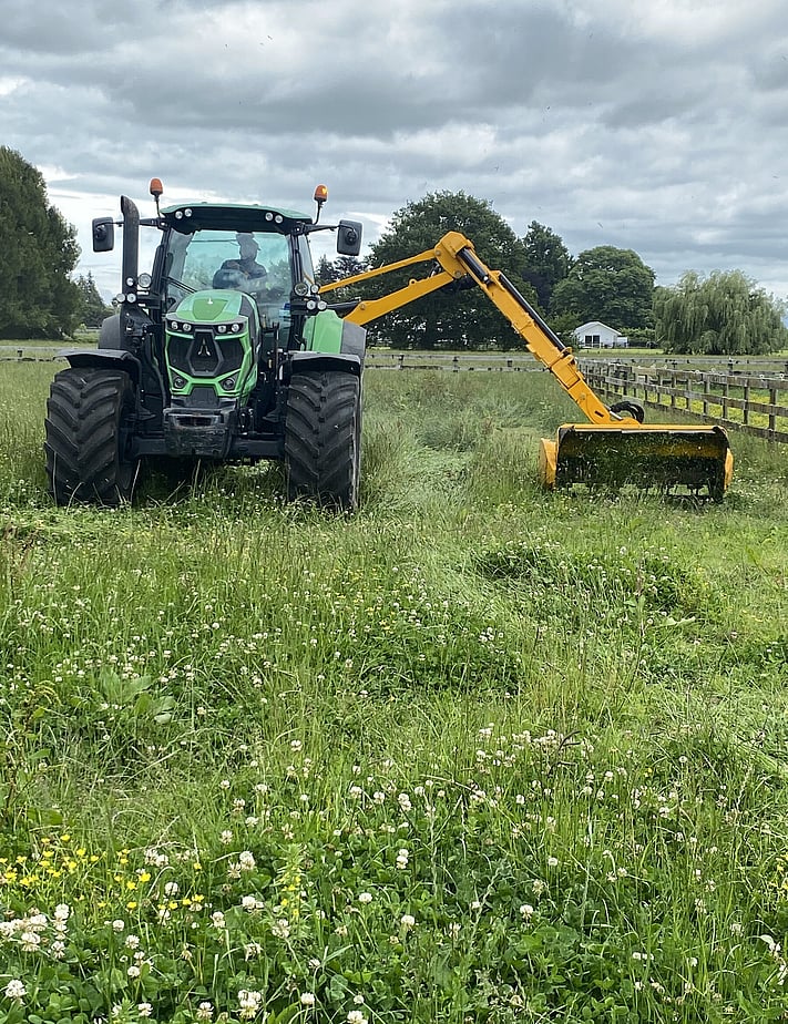 Mulching & mowing in the Waikato by Harvey Hedgecutters