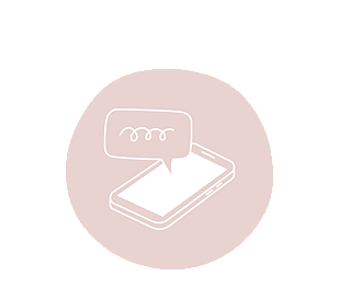 Mobile phone icon for Digital and Social Media projects for Belle PR