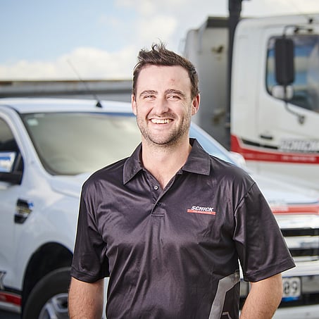 Craig Brown Photographer's portrait image of a schick worker